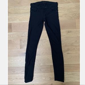 MOTHER  The Looker “Black Magic” Skinny Pants | Size 26